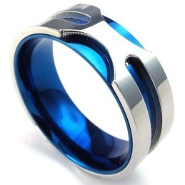 Elegante Vorm, Prachtige Kleuren, Betrouwbare Kwaliteit Titanium Ring