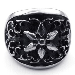 Weelderig Ontwerp, Delicate Kleuren, Betrouwbare Kwaliteit Titanium Ring