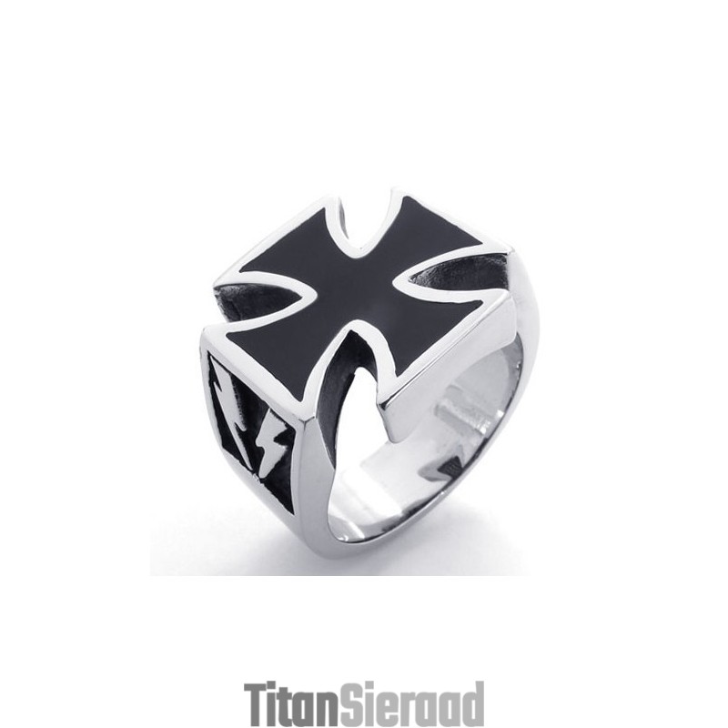 Elegante Vorm, Kleur, Briljantie, Superieure Kwaliteit Titanium Ring