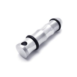 Gouden En Zilveren Hangerketting Met Ringen Van Puur Titanium