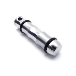 Gouden En Zilveren Hangerketting Met Ringen Van Puur Titanium