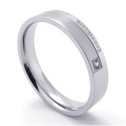 Elegante Vorm, Kleur, Glans, Stabiele Kwaliteit, Titanium Ring