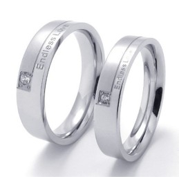 Elegante Vorm, Kleur, Glans, Stabiele Kwaliteit, Titanium Ring