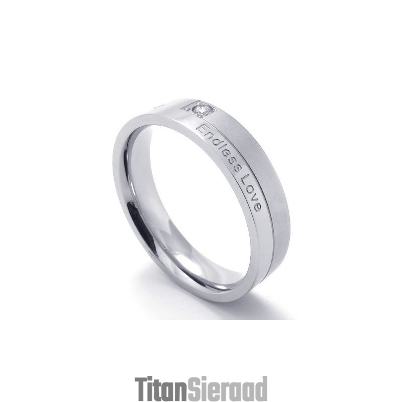 Behendig Ontwerp, Schitterende Kleur, Uitstekende Kwaliteit Titanium Ring