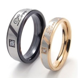 Prachtig Ontwerp, Prachtige Kleuren, Hoogwaardige Titanium Ring