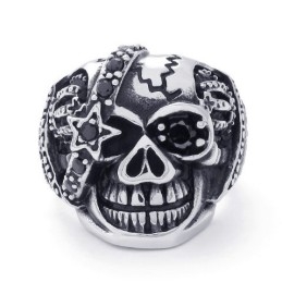 Rationele Constructie Kleurbriljantie Hoogwaardige Titanium Ring