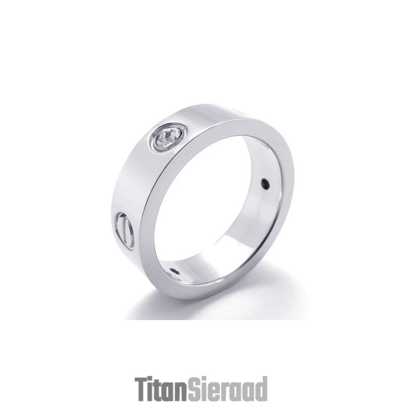 Vakkundige Vervaardiging, Kleurbriljantie, Titanium Ring Van Superieure Kwaliteit