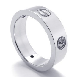 Vakkundige Vervaardiging, Kleurbriljantie, Titanium Ring Van Superieure Kwaliteit