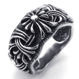 Modieuze Patronen, Kleurbriljantie, Uitstekende Kwaliteit Titanium Ring